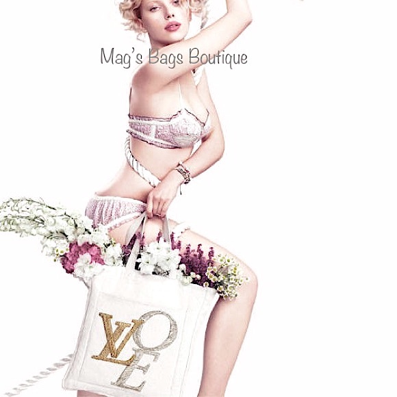 Louis Vuitton: Beaded That's Love Limited Edition Tote (on Scarlett Johansson) - Picture 2 of 16